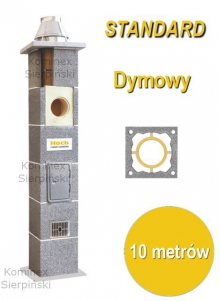 system kominowy hoch standard o wysokości 10 metrów