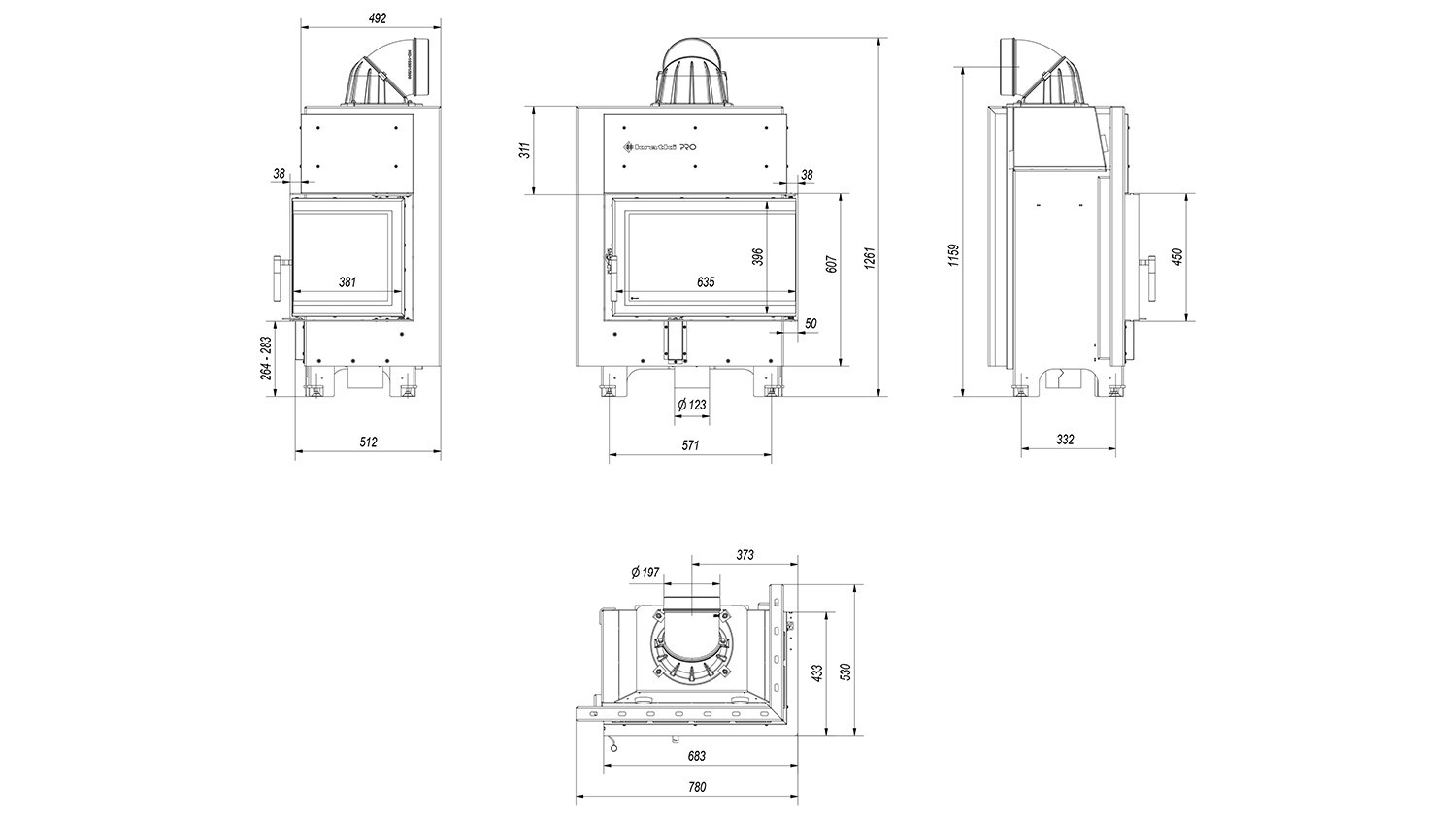 MBM 10 prawy BS szyba gięta
