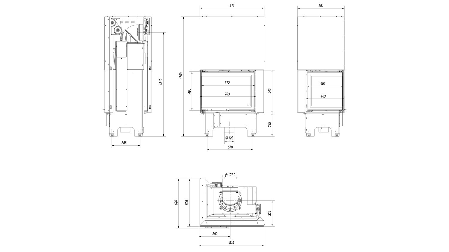 VN 700/480 lewy BS gilotyna