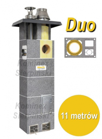 wielofunkcyjny komin ceramiczny Hoch Duo