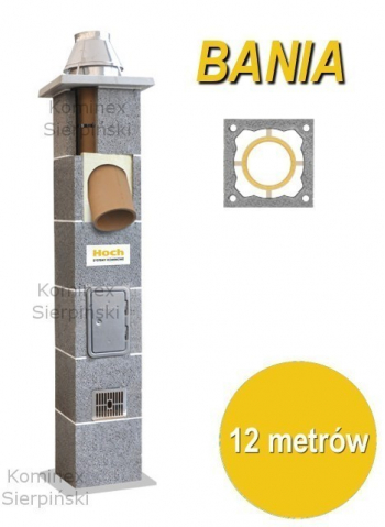 Hoch Bania komin ceramiczny 12 metrów