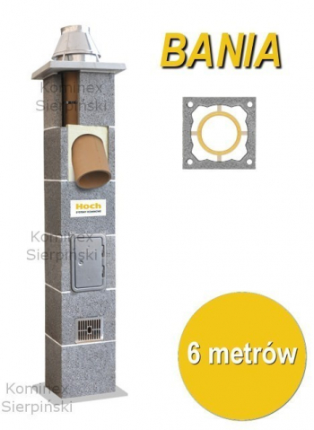 komin ceramiczny Hoch Bania 6 metrów