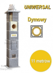 komin ceramiczny Hoch o wysokości 11 metrów