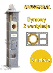 System kominowy ceramiczny Hoch Uniwersal 6 metrów System kominowy ceramiczny Hoch Uniwersal 6 metrów