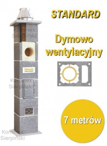 komin dymowo - wentylacyjny Hoch Standard 7 metrów komin dymowo - wentylacyjny Hoch Standard 7 metrów