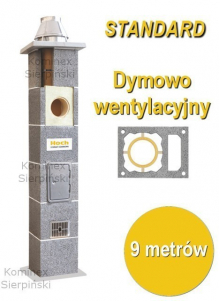 komin dymowo - wentylacyjny Hoch Standard 9 metrów komin dymowo - wentylacyjny Hoch Standard 9 metrów