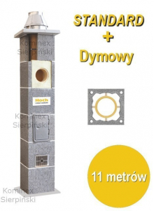 system kominowy - dymowy Hoch Standard Plus 11 metrów system kominowy - dymowy Hoch Standard Plus 11 metrów