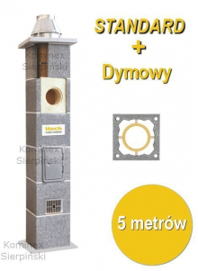Komin ceramiczny Standard Plus z dodatkowym odskraplaczem Komin ceramiczny Standard Plus z dodatkowym odskraplaczem