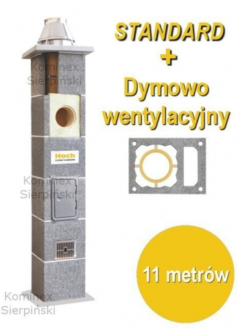 Komin ceramiczny z odskraplaczem 11 metrów