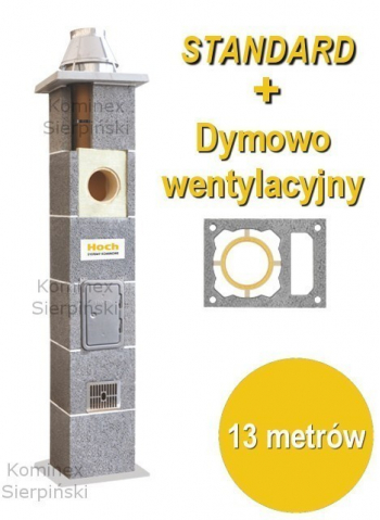 Komin ceramiczny z odskraplaczem 13 metrów