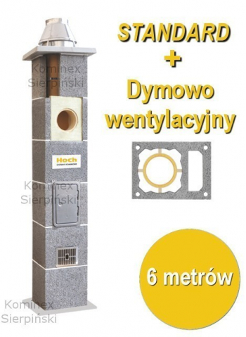 komin ceramiczny Hoch dymowo - wentylacyjny z odskraplaczem