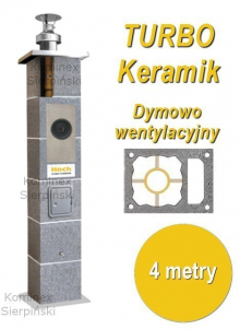system kominowy Hoch TURBO Keramik dymowo - wentylacyjny system kominowy Hoch TURBO Keramik dymowo - wentylacyjny