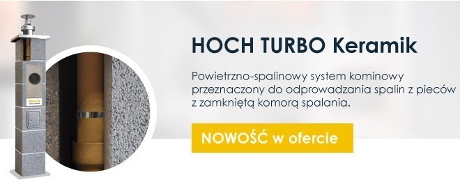 Hoch TURBO Keramik dymowo - wentylacyjny 6 metrów