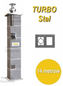 System kominowy, niemiecki Hoch TURBO Stal (14 metrów) System kominowy, niemiecki Hoch TURBO Stal (14 metrów)